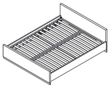 Кровать BRW Каспиан 160x200см бежевый купить,NaN