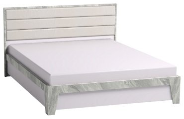 Кровать Dominika Айрис 307 1600 160x200см белый/статуарио купить,NaN