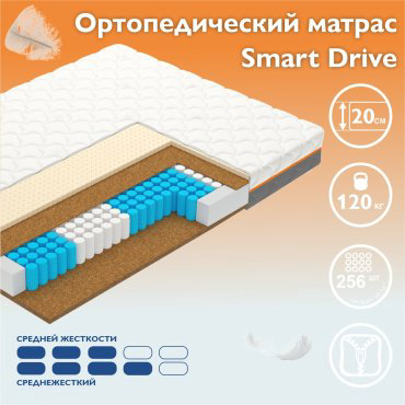 Матрас Vegas Drive, 180x200x20 см, чехол сarbon купить,NaN