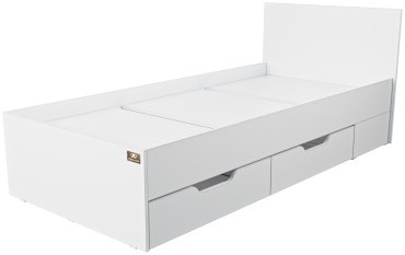 Кровать Мебель Азии Гармони 4 90x200см белый купить,129990