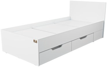 Кровать Мебель Азии Гармони 4 90x200см белый купить,129990