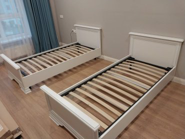 Кровать Dominika Кентуки LOZ 90x200см белый купить,NaN