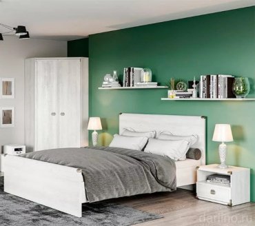 Кровать BRW Индиана-31 JLOZ 180x200см белая купить,NaN