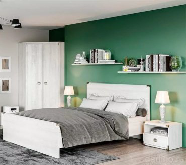 Кровать BRW Индиана-31 JLOZ 180x200см белая купить,NaN