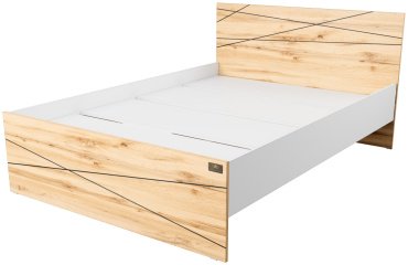 Кровать Мебель Азии Алиса Лайн 140x200см бело-бежевая купить,NaN