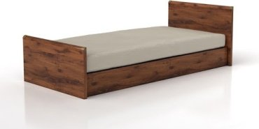 Кровать BRW Индиана 90x200см коричневая купить,NaN