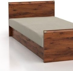 Кровать BRW Индиана 90x200см коричневая купить,NaN