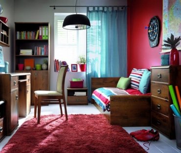 Кровать BRW Индиана 90x200см коричневая купить,NaN
