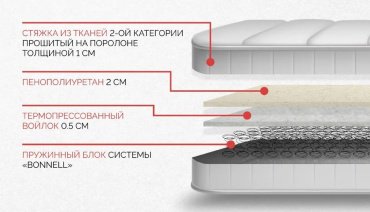 Кровать Мебель Азии Фрейя 140x200см с матрасом серая