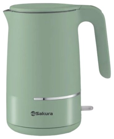 Электрочайник Sakura SA-2176GR зеленый купить,NaN
