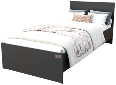 Кровать Мебель Азии Фрейя 90x200см серый купить,43990