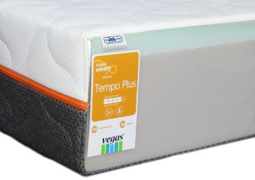 Матрас ортопедический Vegas Smart Tempo Plus 160x200x18см белый купить,NaN