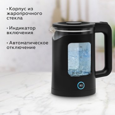 Электрочайник BQ KT2000G черный купить,NaN
