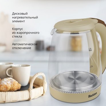 Электрочайник Blackton Bt KT1800G бежевый купить,0