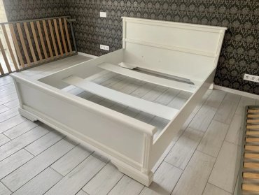 Кровать Dominika Клео 160x200см белый купить,NaN