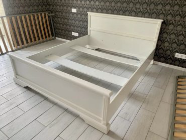 Кровать Dominika Клео 160x200см белый купить,NaN