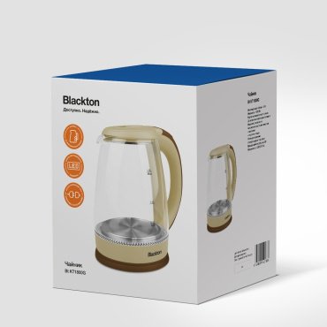 Электрочайник Blackton Bt KT1800G бежевый купить,0