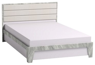 Кровать Dominika Айрис 308 1400 140x200см белый/статуарио купить,NaN