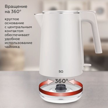 Электрочайник BQ KT1716P белый купить,0