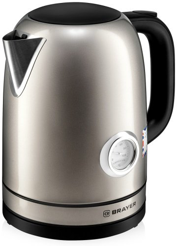 Электрочайник BRAYER 1050BR бронзовый купить,NaN