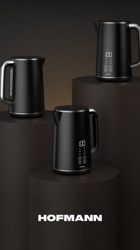 Электрочайник Hofmann SKT17DBK/HF черный купить,28700