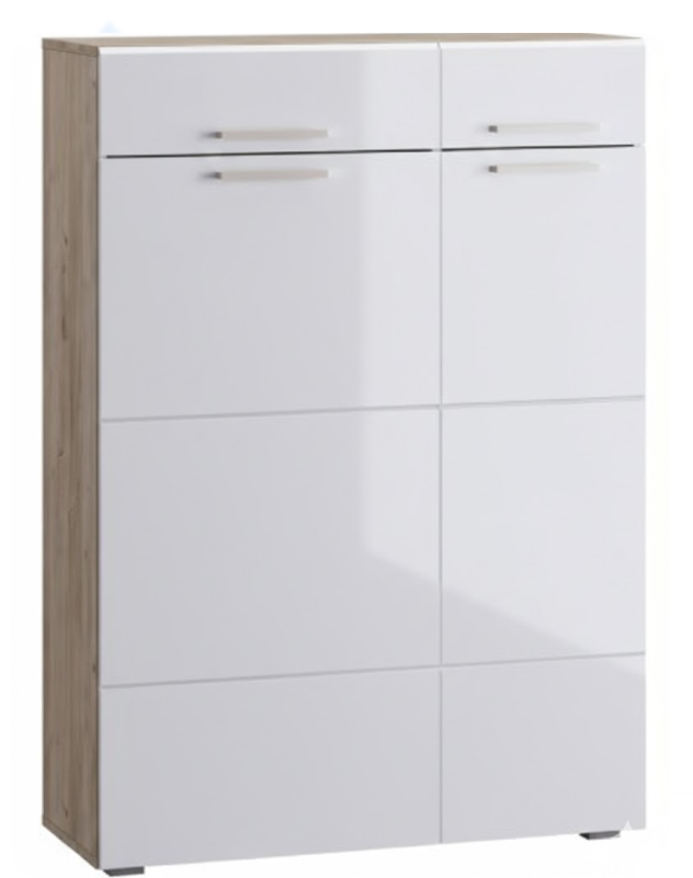 Комод Моби Лайн 13.121 90x35x129см белый купить,NaN