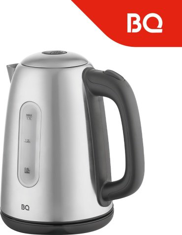 Электрочайник BQ KT1822SW стальной, черный купить,NaN