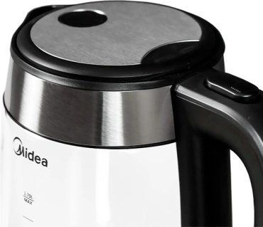 Электрочайник Midea MK-17G01E черный купить,NaN
