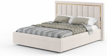 Кровать Мебель Азии Vanessa 140x200см бежевый купить,NaN