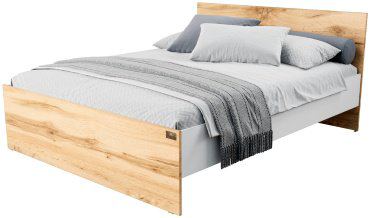 Кровать Мебель Азии Алиса 160x200см светло-коричневый/белый купить,69990