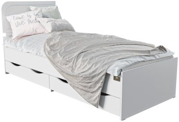 Кровать Мебель Азии Соня 80x200см без матраса белый купить,63990