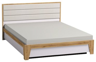 Кровать Глазов Айрис 140x200см бело-коричневая купить,NaN