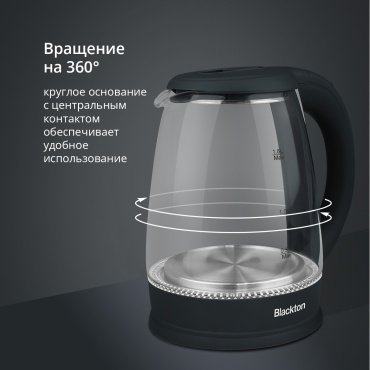 Электрочайник Blackton Bt KT1800G черный купить,0