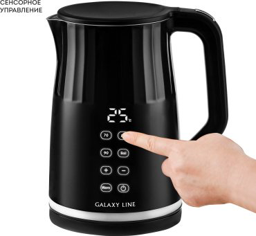 Электрочайник GALAXY LINE GL0337 черный купить,NaN