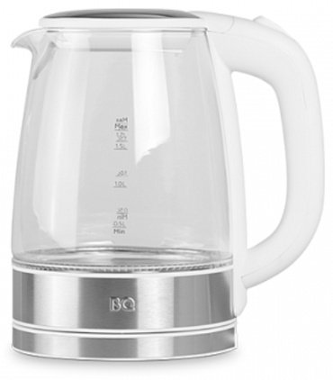 Электрочайник BQ KT1834G стальной, белый купить,NaN