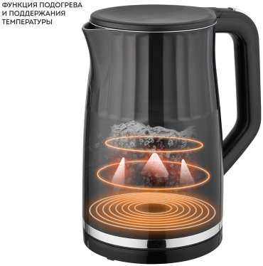 Электрочайник GALAXY LINE GL0337 черный - ForteMarket Электрочайник GALAXY LINE GL0337 черный купить,0