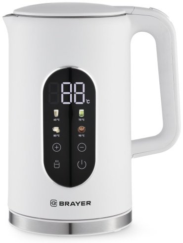 Электрочайник BRAYER 6107BR-WH белый