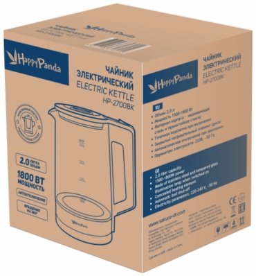 Электрочайник Happy Panda HP-2700W белый купить,0