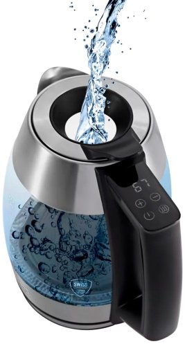 Электрочайник Polaris PWK-1841CGLD WIFI IQ Home серебристый, прозрачный - ForteMarket Электрочайник Polaris PWK-1841CGLD WIFI IQ Home серебристый, прозрачный купить,0