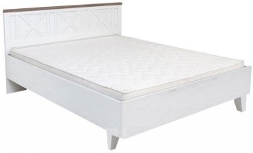 Кровать Гербор Тина 200х160х97см бело-коричневый купить,NaN