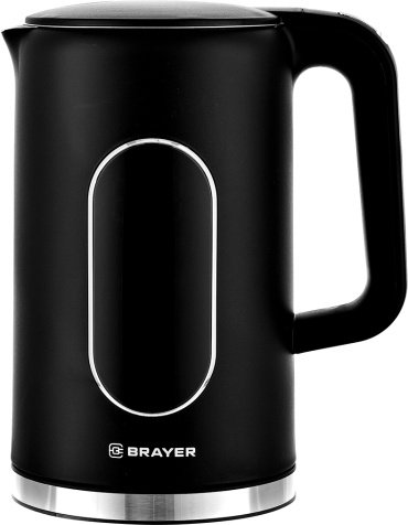 Электрочайник BRAYER 6107BR-BK черный купить,27858