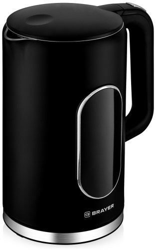 Электрочайник BRAYER 6107BR-BK черный купить,27858