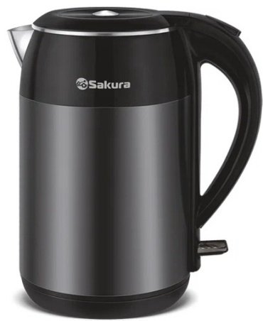 Электрочайник SAKURA SA-2154S стальной купить,NaN