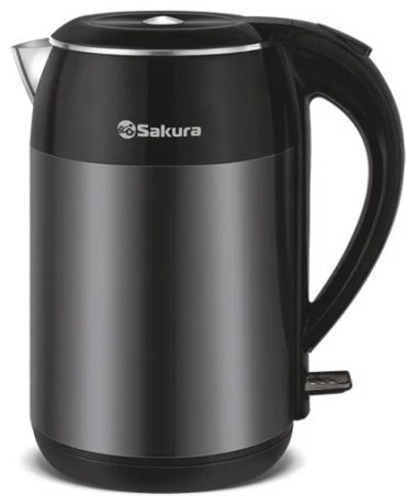 Электрочайник SAKURA SA-2154S стальной купить,NaN