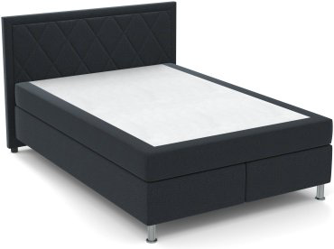 Кровать Мебель Азии Сарин 741 140x200см с матрасом темно-серая купить,NaN