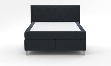 Кровать Мебель Азии Сарин 741 140x200см с матрасом темно-серая купить,NaN