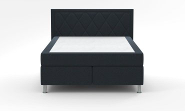 Кровать Мебель Азии Сарин 741 140x200см с матрасом темно-серая купить,NaN