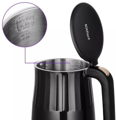 Электрочайник Kitfort КТ-6610 черный - ForteMarket Электрочайник Kitfort КТ-6610 черный купить,16990