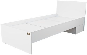 Кровать Мебель Азии Гармони 90x200см с матрасом белый купить,98990