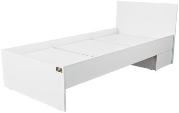 Кровать Мебель Азии Гармони 90x200см с матрасом белый купить,98990